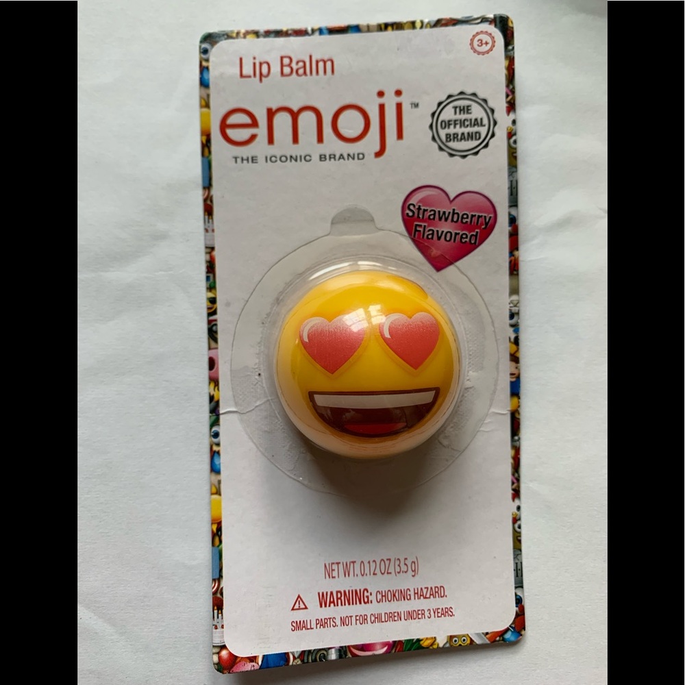 NWT Lip Balm Emoji Strawberry Flavor